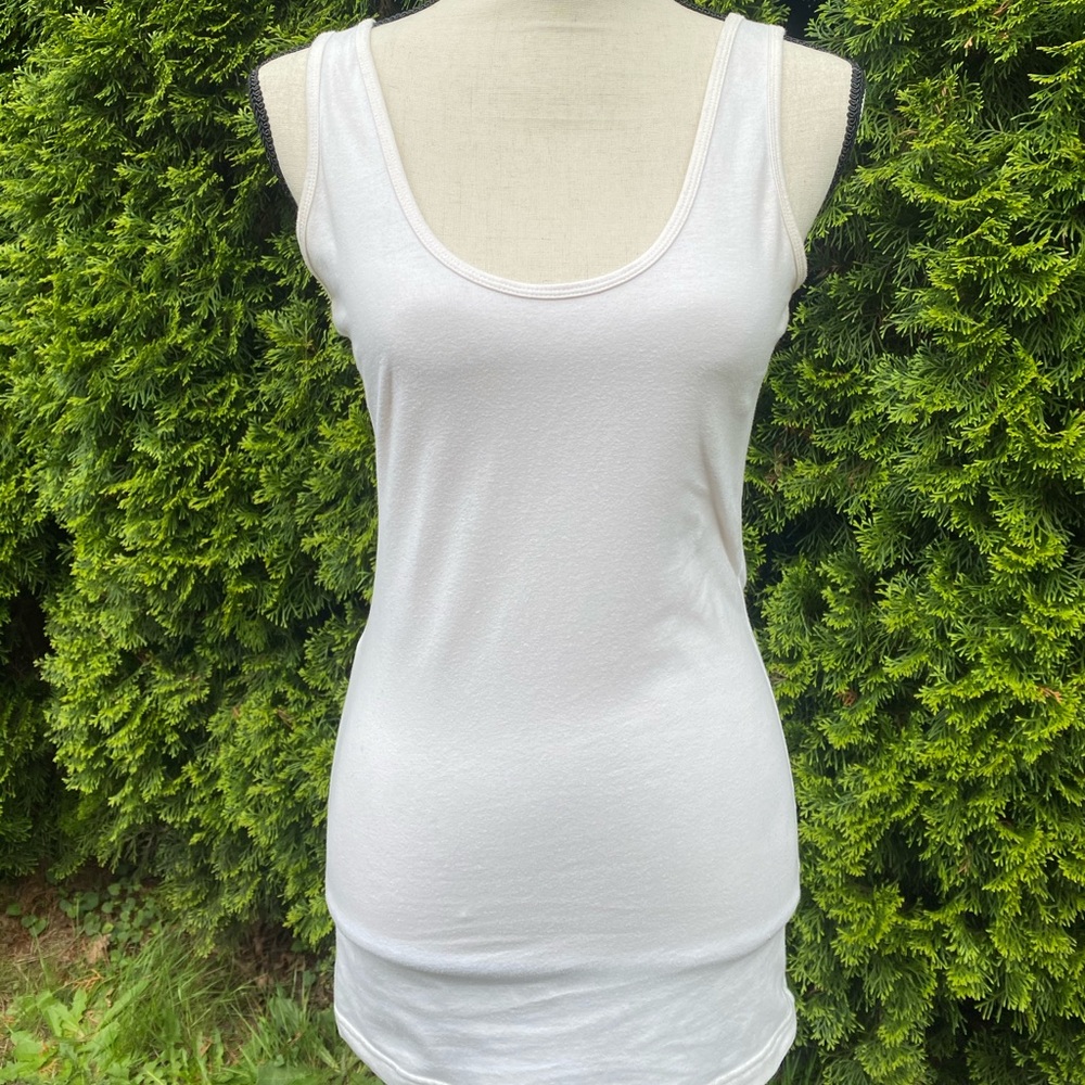 White tank top